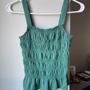 Universal Thread Green Smocked Women's Top